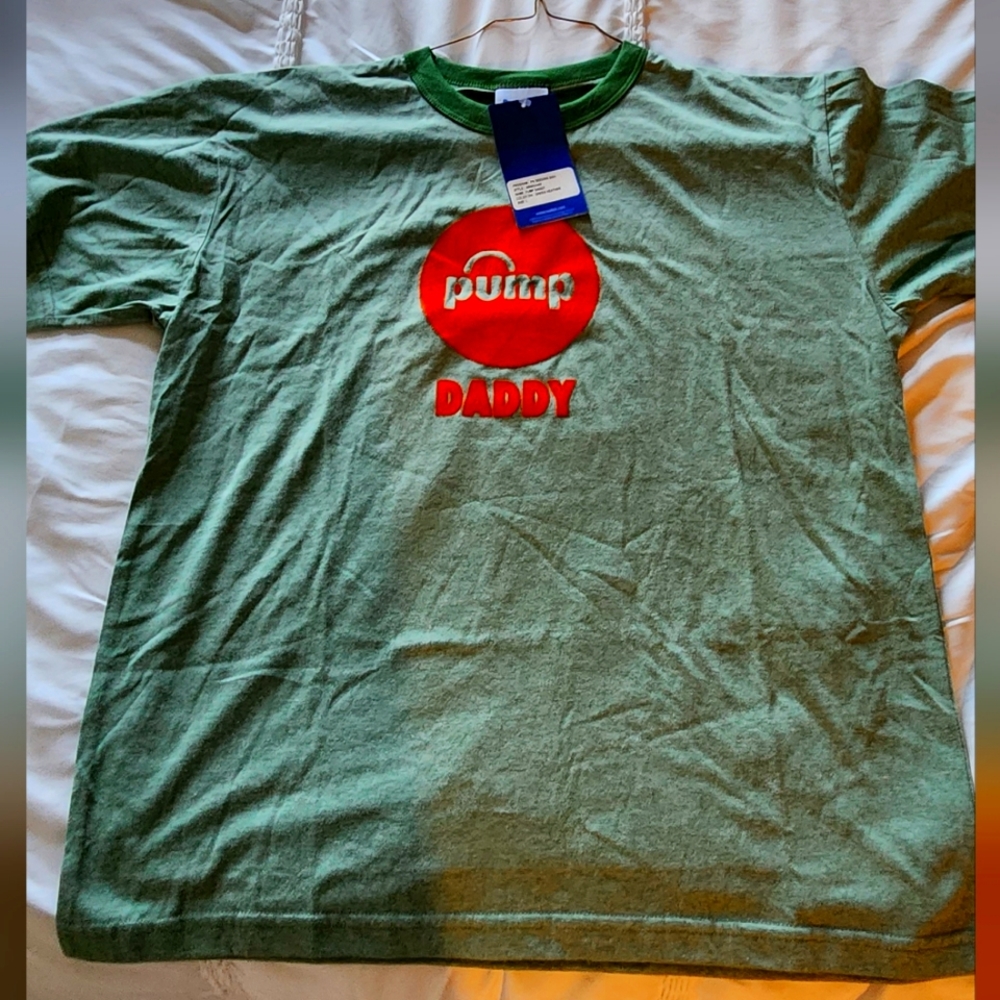 Reebok Pump daddy green t-shirt
